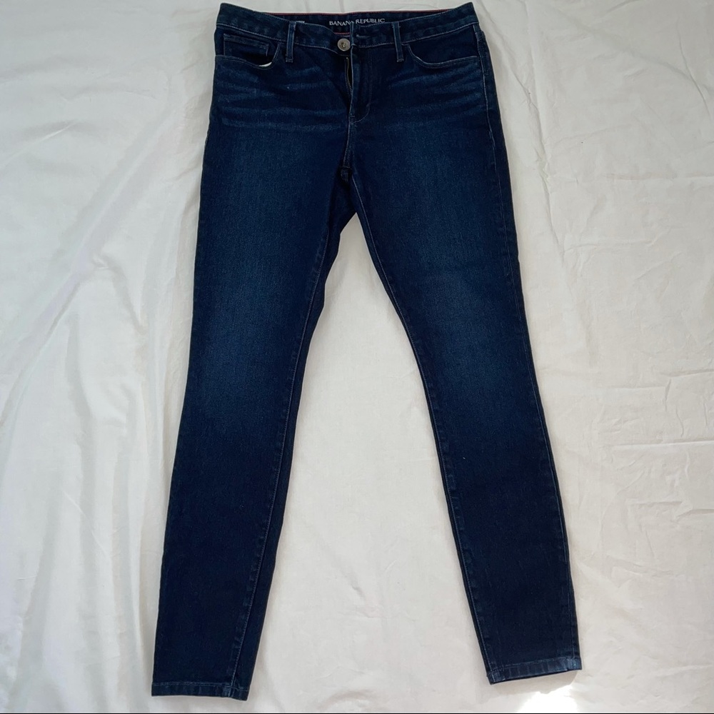 Banana Republic Skinny Dark Blue Jeans